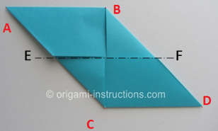 sonobe folded paper shape